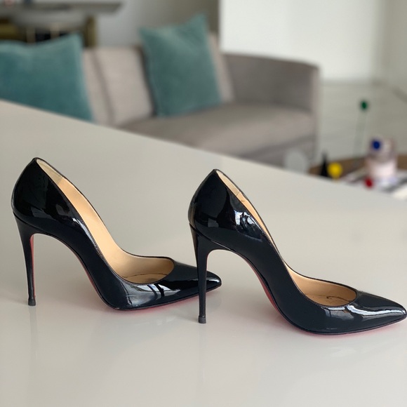 Pigalle Follies Louboutin black heels 37.5 - Picture 4 of 7